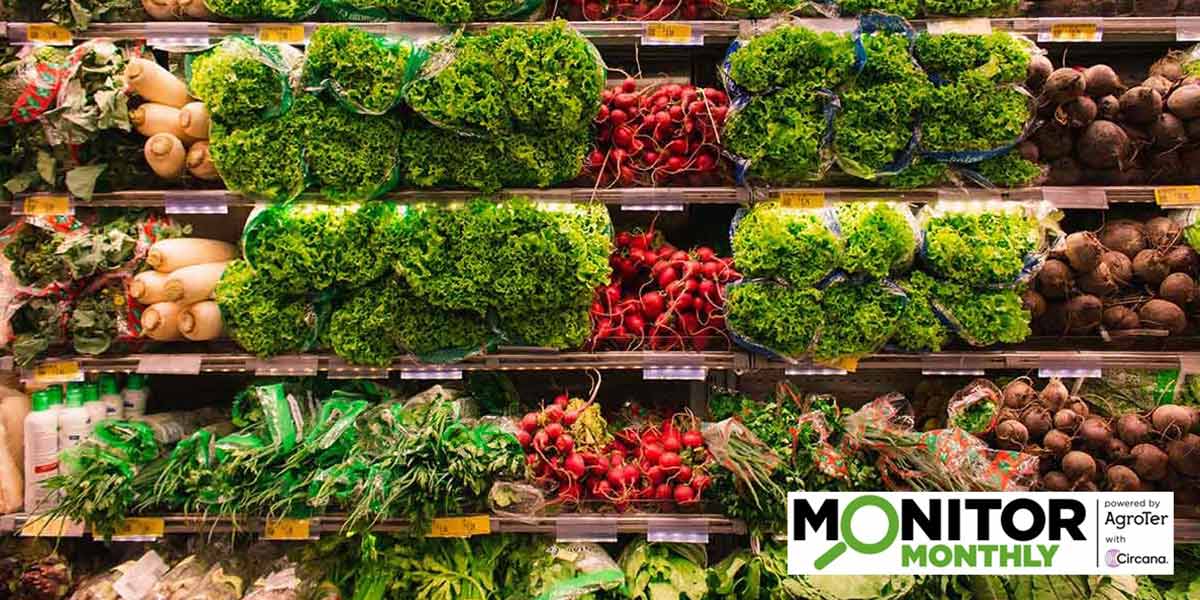 Aprile, reparto ortofrutta in deflazione ma volumi ancora in flessione